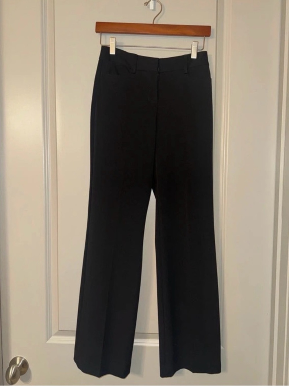 Express Black Wide-Leg Editor Pants 00R